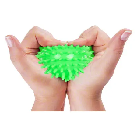 Igel-Ball,  7 cm, neon-grn, soft
