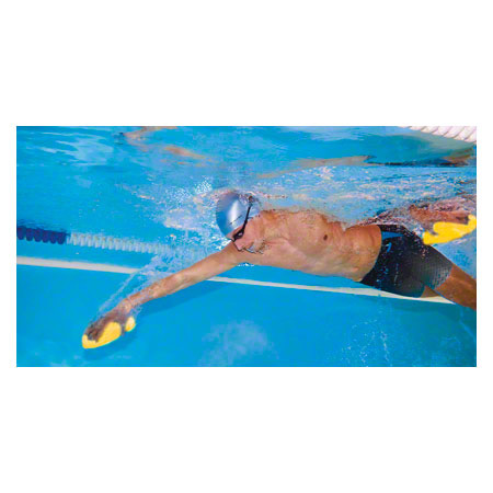 BECO Handpaddles Schwimmtrainer, Gr. S, Paar, gelb