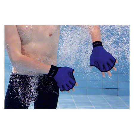 BECO Neoprenhandschuhe mit Fingeröffnung, Gr. M, Paar, rot