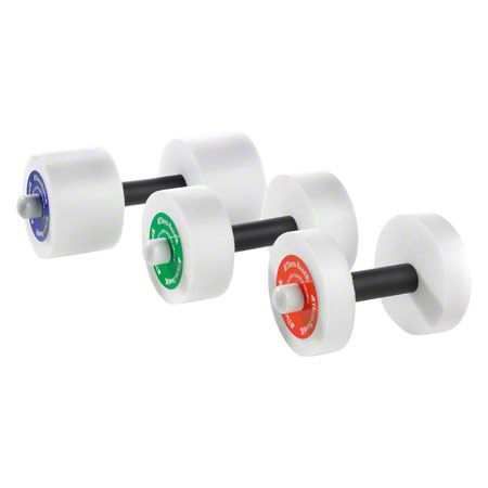 Thera-Band Wasserhanteln schwer, blau, Ø 15 cm, Paar