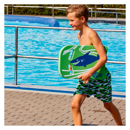 BECO-SEALIFE Kickboard Schwimmbrett SHARKY, 47x31x3,6 cm