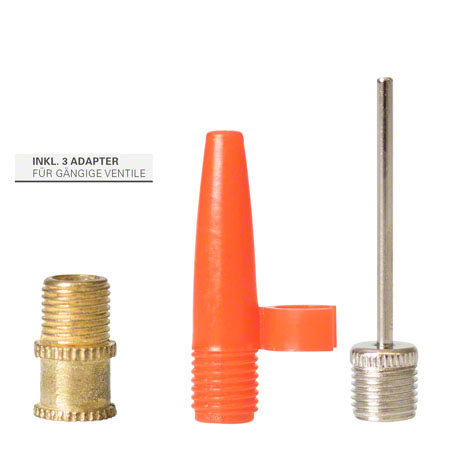 Fußluftpumpe inkl. Manometer, 2 Zylinder