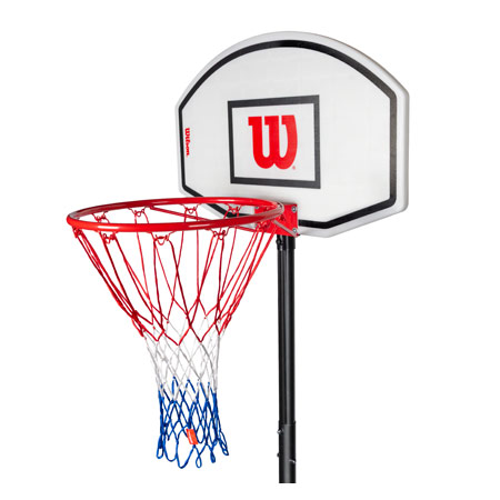 Wilson Basketballständer JUNIOR, höhenverstellbar 165-205 cm, ø 45 cm, ink. Netz