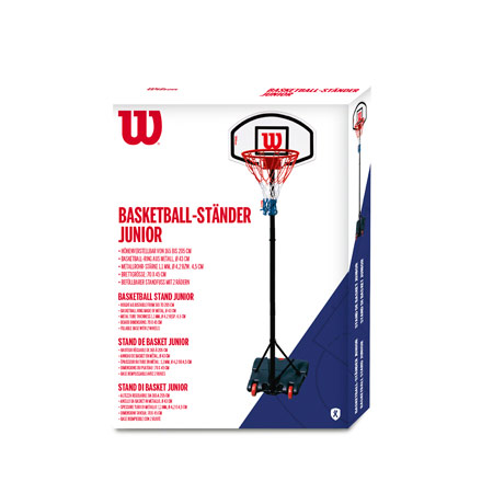 Wilson Basketballständer JUNIOR, höhenverstellbar 165-205 cm, ø 45 cm, ink. Netz