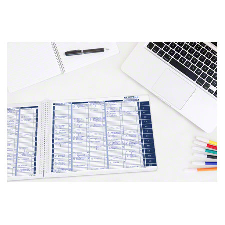 Terminplaner, 2 Spalten, 15-Min.-Takt, Montag - Freitag, A4