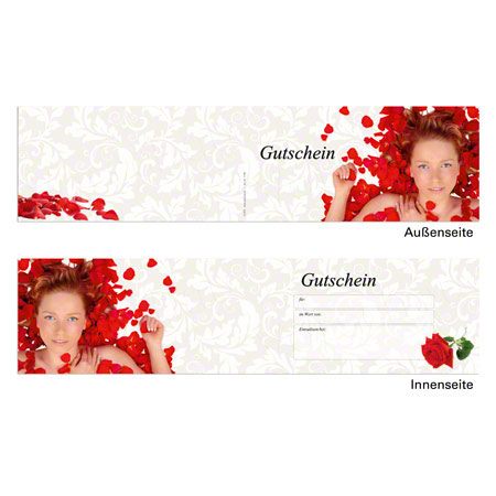 Gutschein Harmonie, 25 Stück, DIN lang