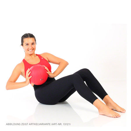 TOGU Medizinball aus Ruton, Ø 21 cm, 0,8 kg, blau