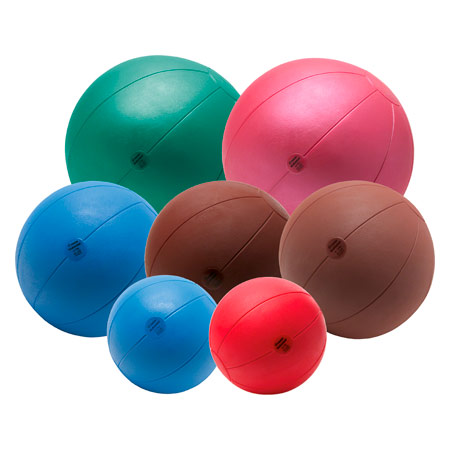 TOGU Medizinball aus Ruton, Ø 34 cm, 5 kg, rot