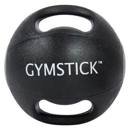 Gymstick Medizinball mit Griffen, ø 25 cm, 4 kg