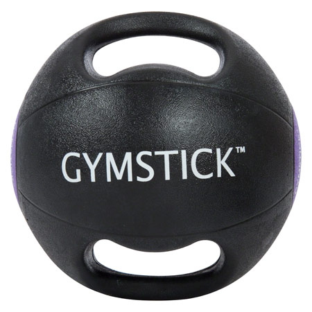 Gymstick Medizinball mit Griffen, ø 25 cm, 6 kg