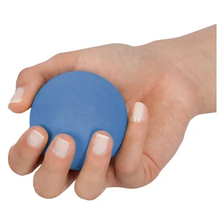 Moosgummiball, 4er Set:  62 mm, blau, grn, rot, gelb