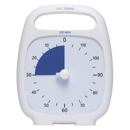 Time Timer Plus Tischuhr mit akustischem Signal, 120 Min., 14x18 cm