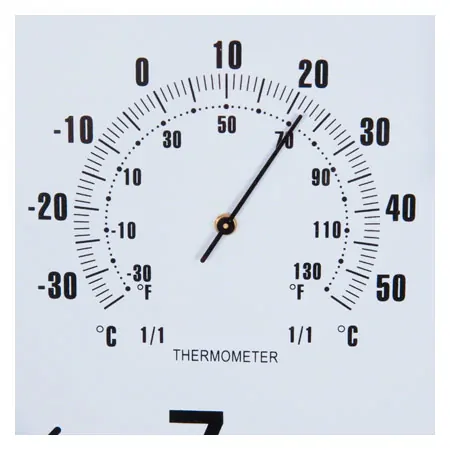 Wanduhr mit Hygro- und Thermometer,  35 cm