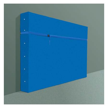 Wandbefestigungsgurt Standard für Turnmatten, blau, 5 m