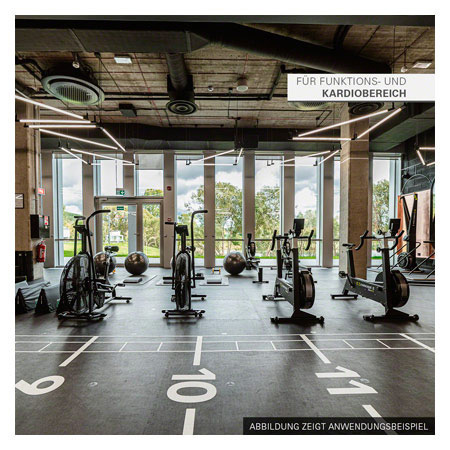 PAVIGYM Fitnessboden für den Kraftraum Endurance, 100x100x0,7 cm