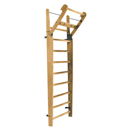 NOHrD Sprossenwand Eiche, ausklappbar, 10 Sprossen, HxBxT 230x80x13 cm