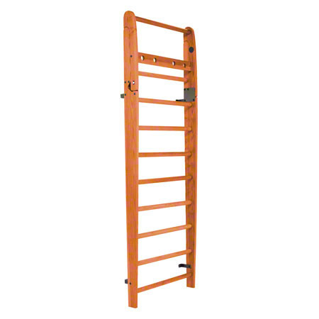 NOHrD Sprossenwand Kirsche, ausklappbar, 10 Sprossen, HxBxT 230x80x13 cm