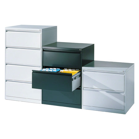 Hngeregistraturschrank mit 4 Schubladen, LxBxH 135,7x78,7x59 cm, zweibahnig