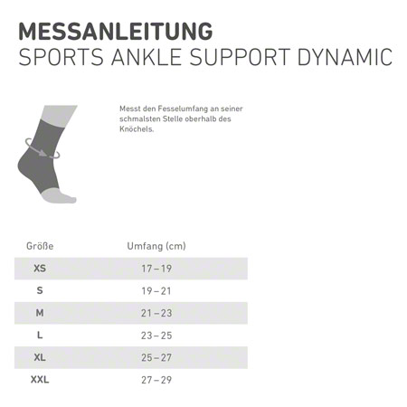 Bauerfeind Sprunggelenkbandage Sports Ankle Support Dynamic
