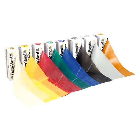Thera-Band, 5,50 m x 12,8 cm, maxi stark, gold