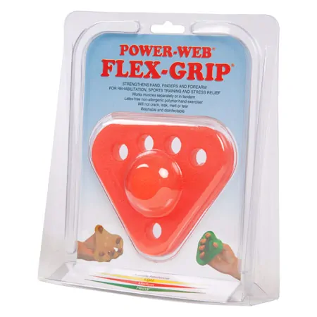 Power-Web Flex-Grip Handtrainer, mittel, rot