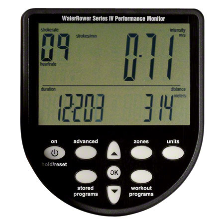 Herzfrequenzempfänger und Br WaterRower Rudergerät M1 HiRise inkl S4 Monitor 