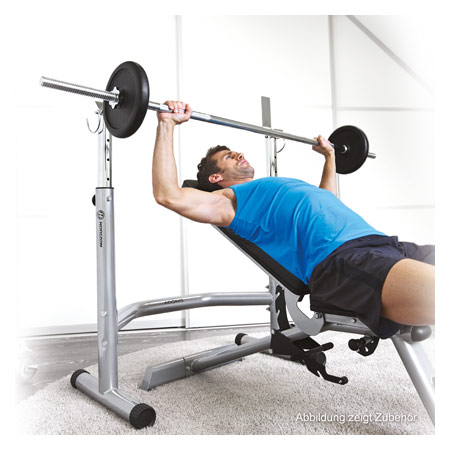Horizon Fitness Hantelbank + Langhantelablage-Set Adonis Plus, 2-tlg.
