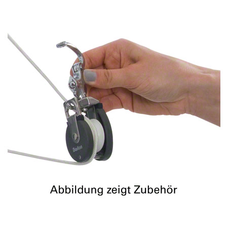 Rolle zur Zugkraftverdopplung bei Seilzügen