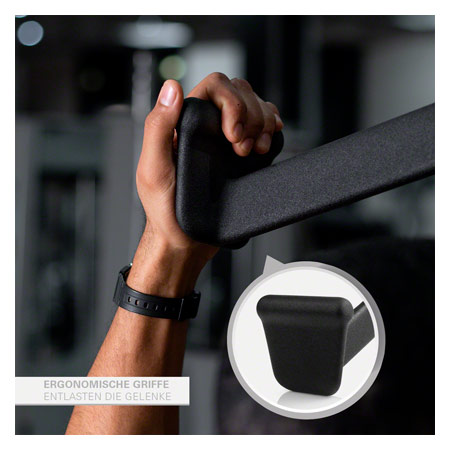 Sport-Tec ergonomischer Latzug- und Rudergriff, 61x10 cm