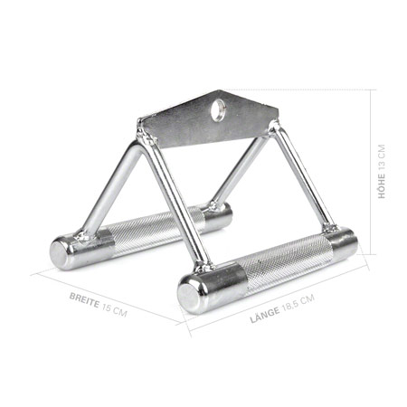 Parallelgriff voll, breit, 15 cm
