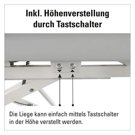 HWK Therapieliege Solid Viernheim Electric 5-tlg., Breite: 65 cm