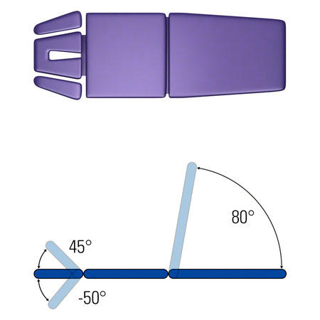 HWK Therapieliege Impuls Viernheim Akku 5-tlg., Breite: 80 cm