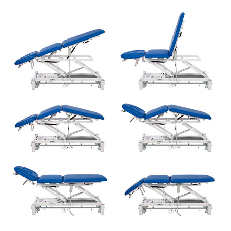 Therapieliege Smart ST5 DS Dachstellung, Radhebesystem und Rundumschaltung