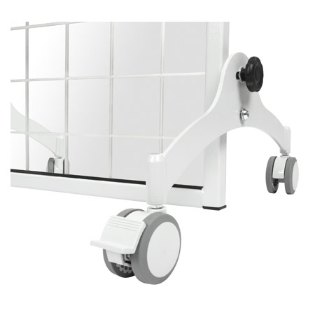 Rasterspiegel Exklusiv, HxB 150x55 cm, fahrbar
