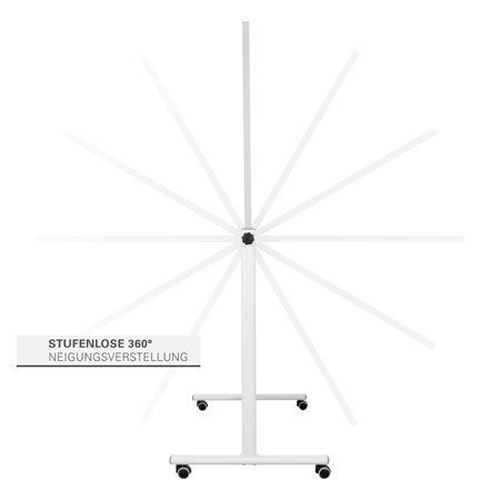 Rasterspiegel XL, HxB 170x100 cm, fahrbar