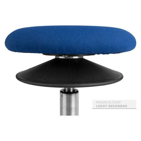 Ergo Pendelhocker Standard, Ø 30 cm, blau