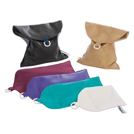 Sandsack mit Ring, 16x15 cm, 0,5 kg, weiß