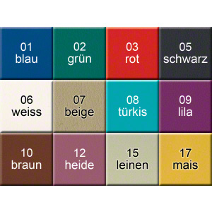 Koffermassagebank Karat ohne Kopfteil, LxBxH 170x55x70-79 cm