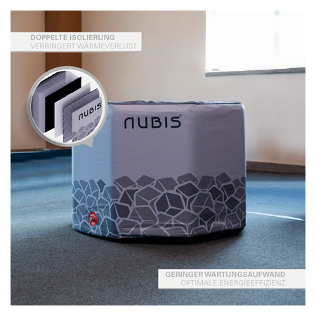 NUBIS aufblasbares Kältebecken IceBath + Kühlgerät Chiller, inkl. Pumpe und Tasche
