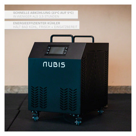 NUBIS aufblasbares Kältebecken IceBath + Kühlgerät Chiller, inkl. Pumpe und Tasche