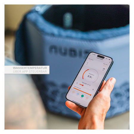 NUBIS aufblasbares Kältebecken IceBath + Kühlgerät Chiller, inkl. Pumpe und Tasche