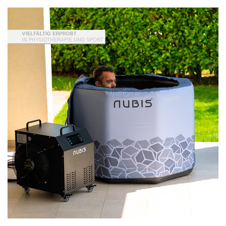 NUBIS aufblasbares Kältebecken IceBath + Kühlgerät Chiller, inkl. Pumpe und Tasche