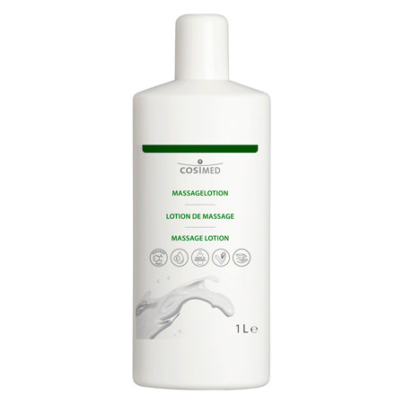 Massagelotion-Set, 7-tlg., 6x Massagelotion 1 l inkl. 1 Dosierpumpe