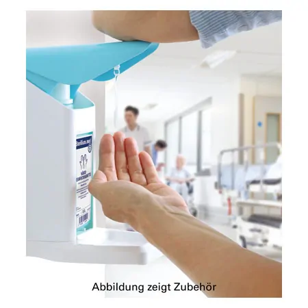 Desinfektionsmittelspender Eurospender Safety plus, inkl. Pumpe, fr 350/500 ml Flaschen