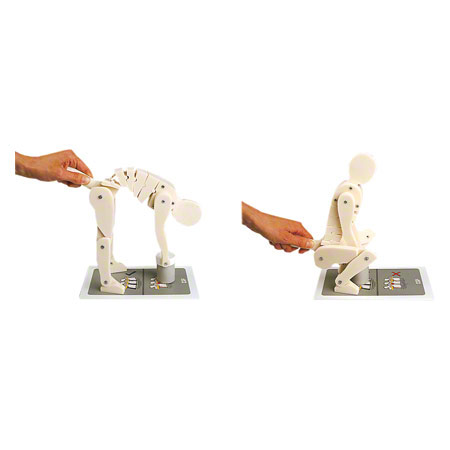 Demonstrationsfigur Richtiges Heben