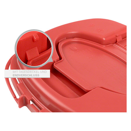 Nadel-Entsorgungsbox 1,5 l, Multi-Safe twin plus, ovale Öffnung, ø 179x176 mm