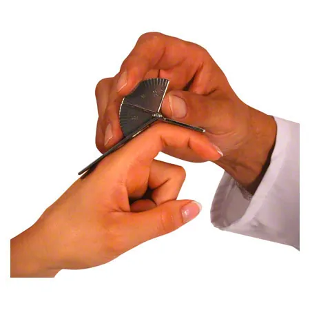 Saehan Finger-Goniometer, Schenkellänge 9 cm, 0-180°