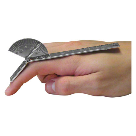 Finger-Goniometer, Schenkellänge 15 cm, 0-180°