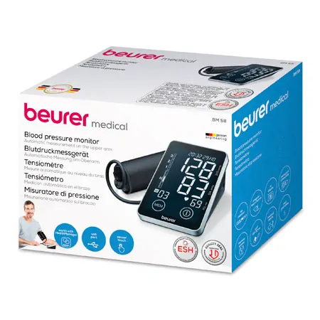 BEURER Oberarm-Blutdruckmessgerät BM 58