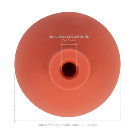 Ersatz-Saugball fr Schrpfglas  4,4 - 6,5 cm